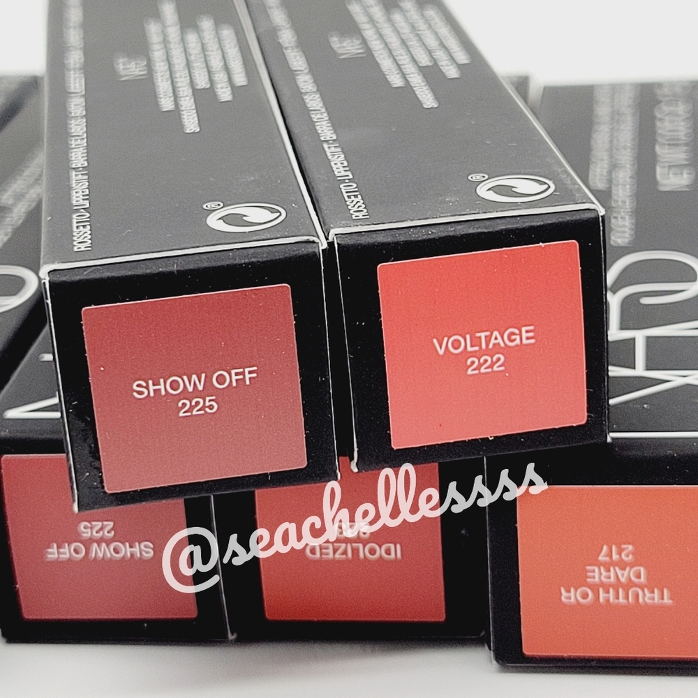 Nars Afterglow Sensual Shine Hydrating Lipstick | Voltage Vivid Red | Brand New - Picture 13 of 14
